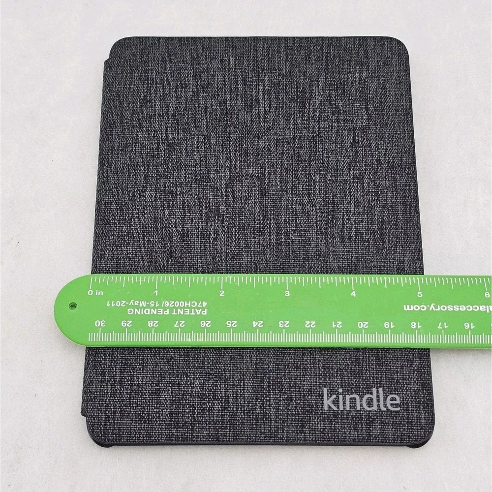NIOB Amazon Fabric Cover Black 12th Gen Kindle Paperwhite & 1st Gen Colorsoft